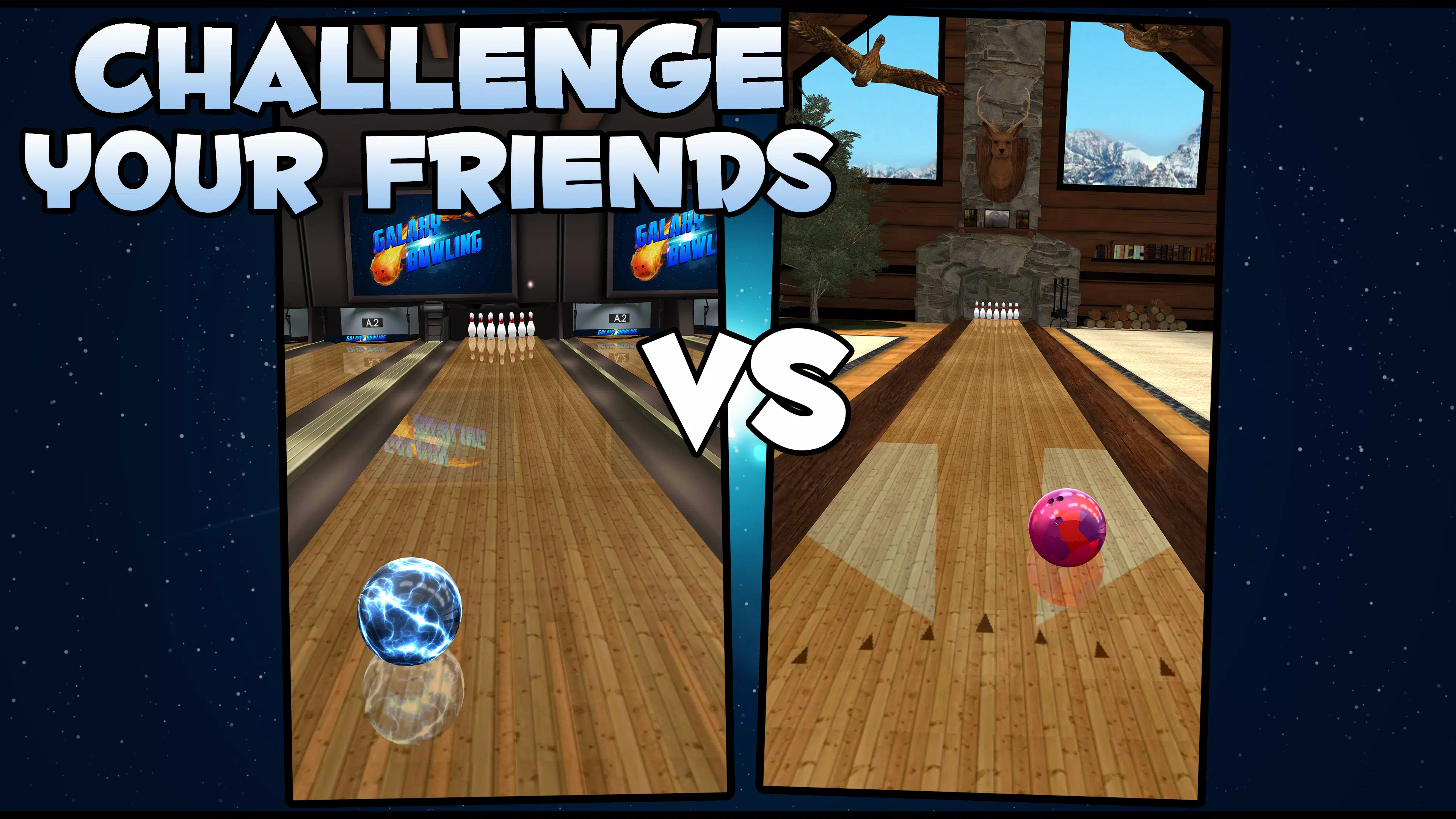 Galaxy Bowling 3D 스크린샷 1