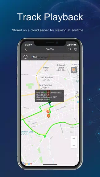 iTrack - GPS Tracking System Capture d'écran 2