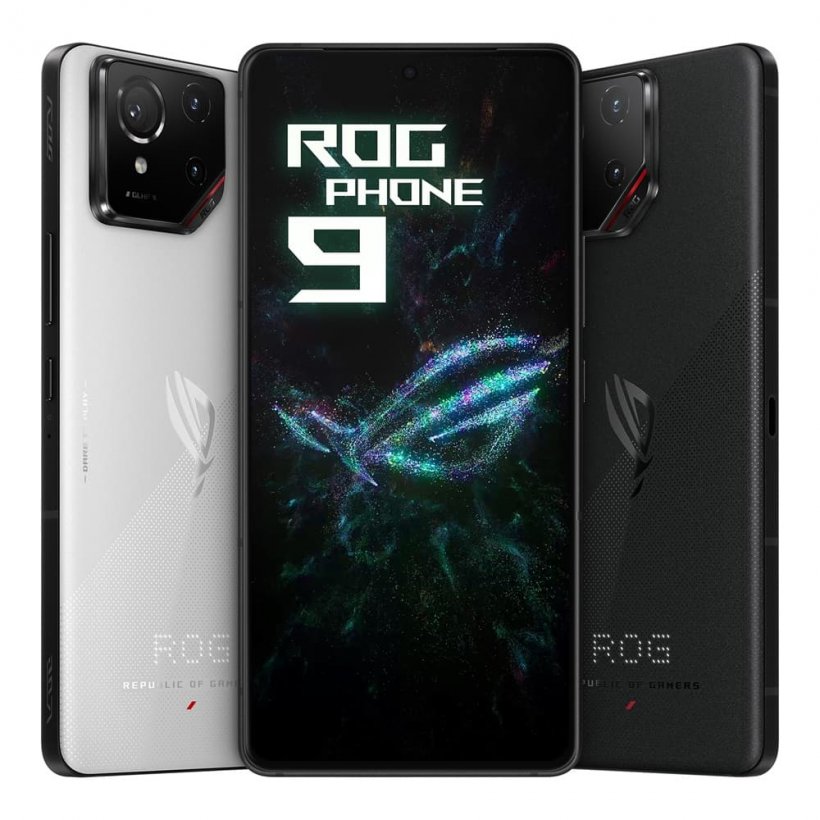 Product photos of the Asus ROG Phone 9