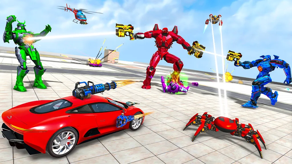 Spider Robot Games: Robot Car Screenshot 3