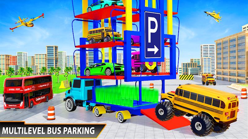 City School Bus Driving Sim 3D स्क्रीनशॉट 0