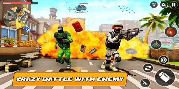 FPS War Poly Gun Shooting Game 스크린샷 2