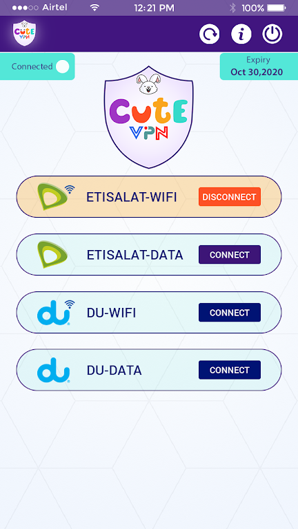 Cute VPN Captura de pantalla 2