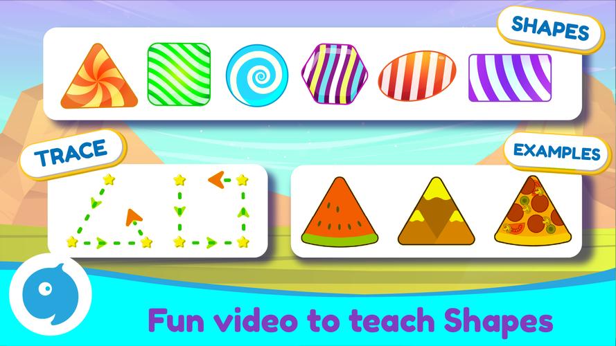 Colors & shapes learning Games Capture d'écran 2