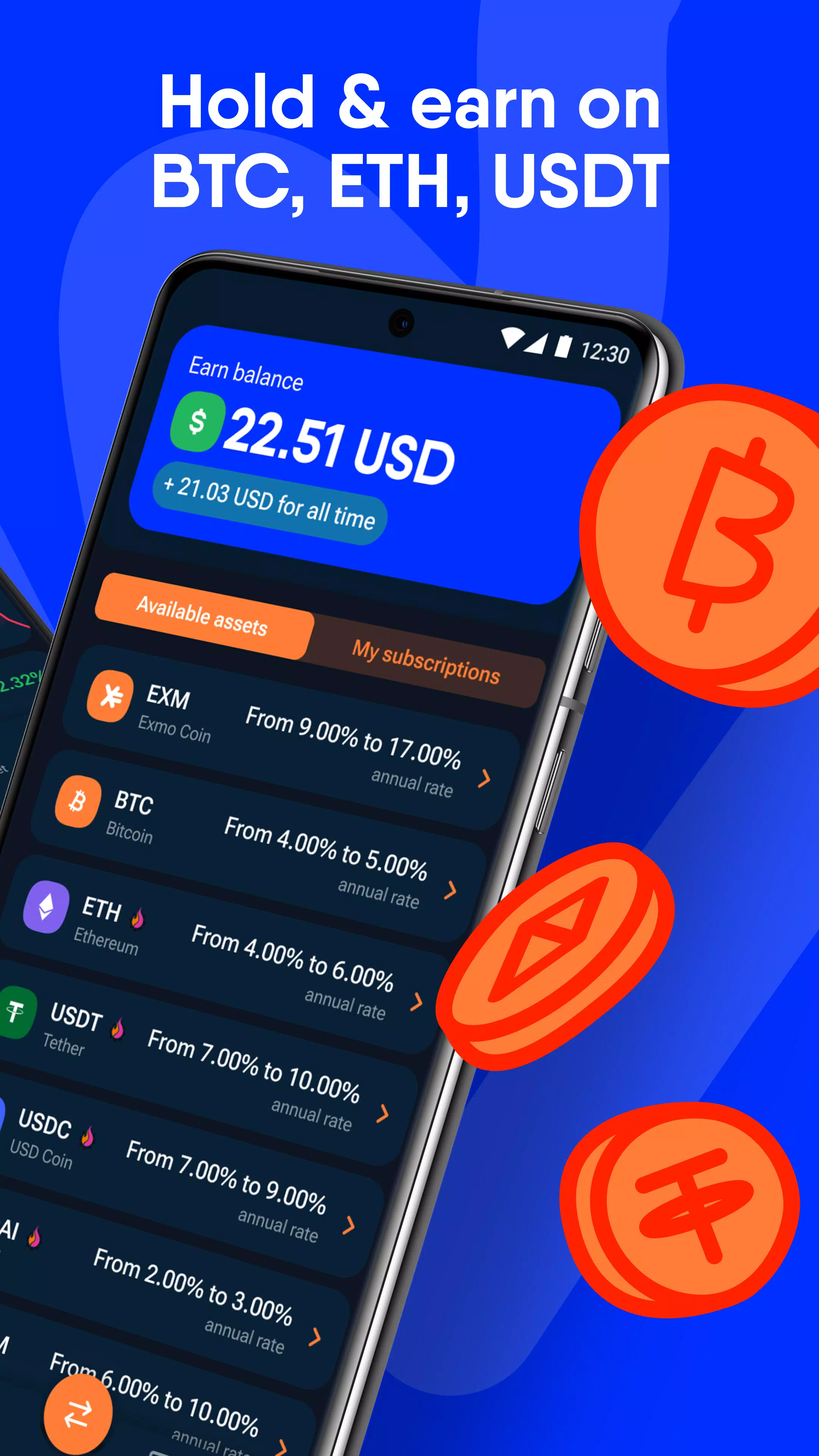 EXMO.com: Trade & Hold Crypto ภาพหน้าจอ 1