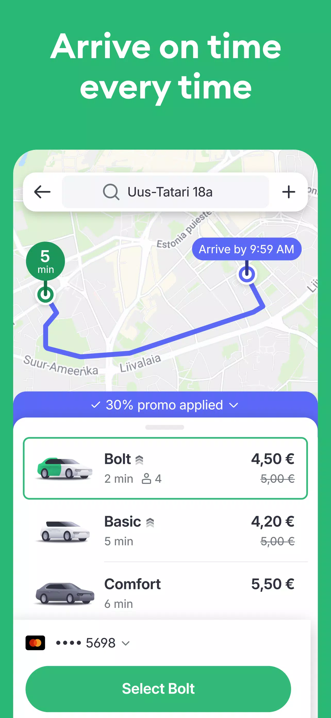 Bolt : Demandez un Trajet 24/7 Capture d'écran 1