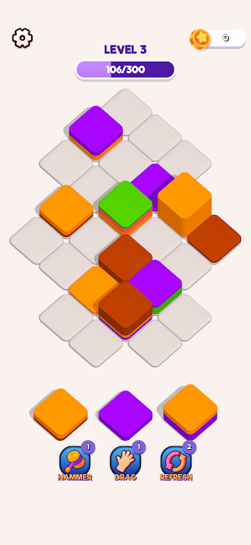 Block Sort 3D - ASMR Tile Sort Capture d'écran 3