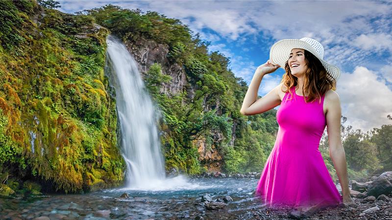 Waterfall Photo Editor frame Скриншот 3