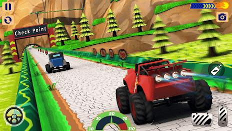 Monster Truck Racing: Car Game Captura de pantalla 1