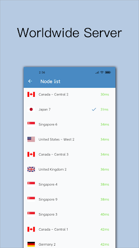 V2VPN - A Fast VPN Proxy应用截图第2张