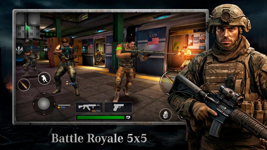 Elite War zone Game Battle PVP ဖန်သားပြင်ဓာတ်ပုံ 0