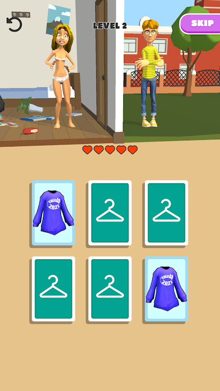 Get Dressed - Memorize & Match Captura de tela 0