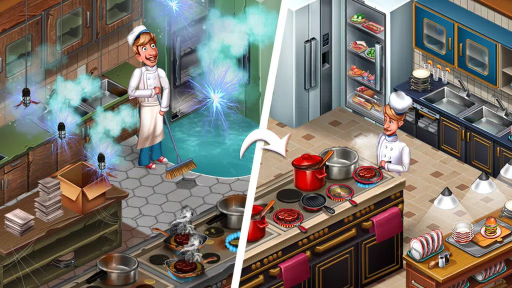 Cooking Team: Cooking Games Ảnh chụp màn hình 3