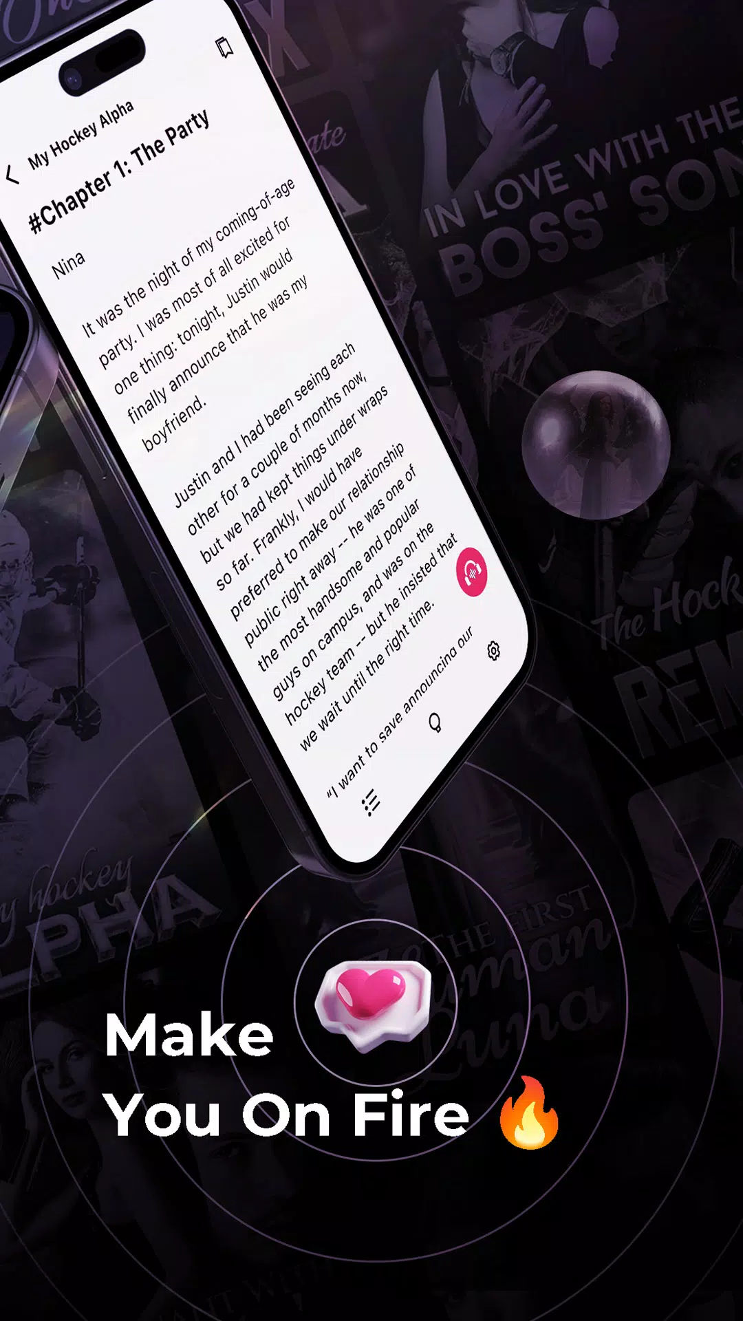 Schermata Heartify Novel 1