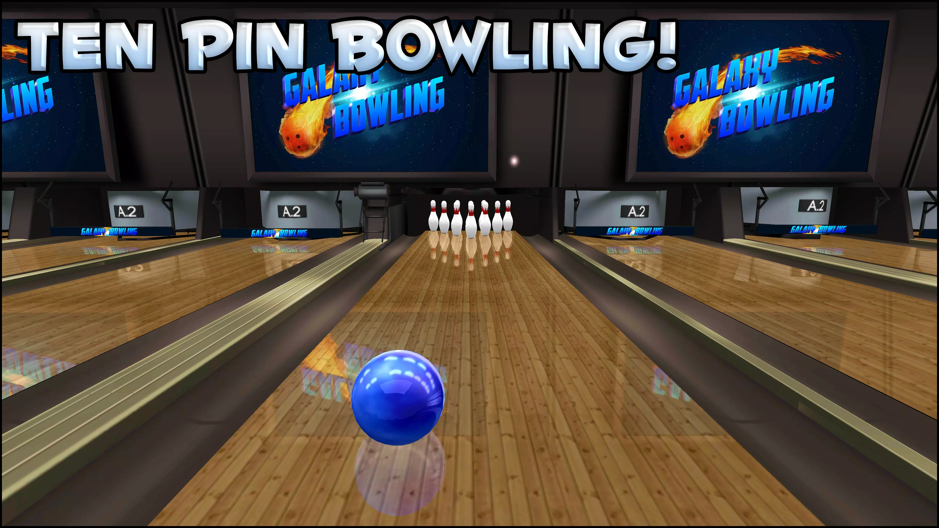 Galaxy Bowling 3D 스크린샷 2