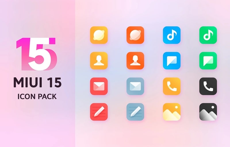 Mi15 Icon Pack স্ক্রিনশট 2