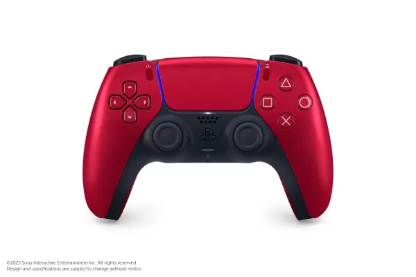 မီးတောင်အနီရောင် dualsense controller