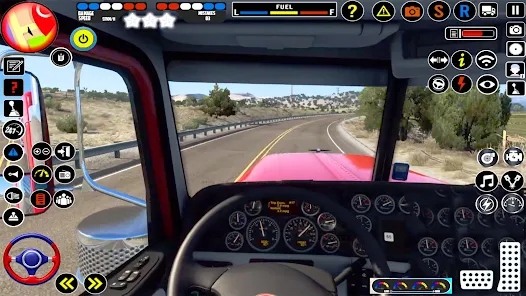 American Cargo Truck Games Sim ภาพหน้าจอ 1