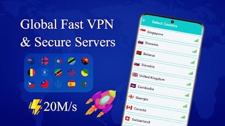 HookVPN Secure VPN Proxy Capture d'écran 1