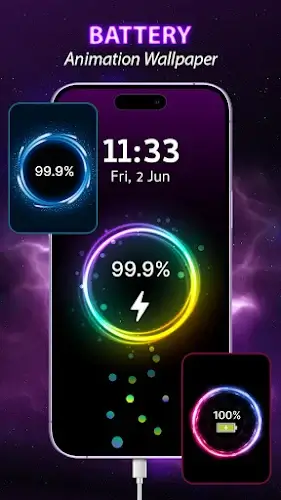 Battery Charger Animation Art Captura de pantalla 0