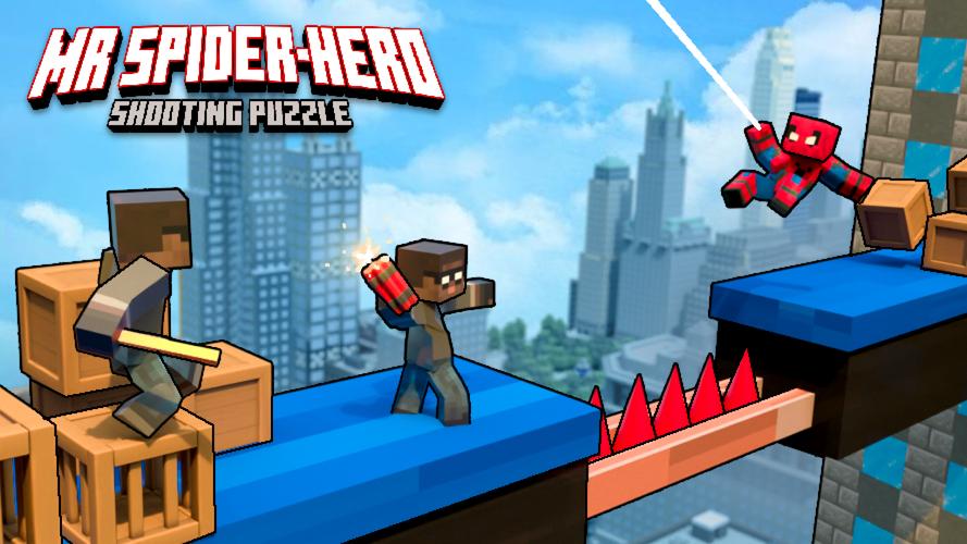 Mr Spider Hero Shooting Puzzle স্ক্রিনশট 0