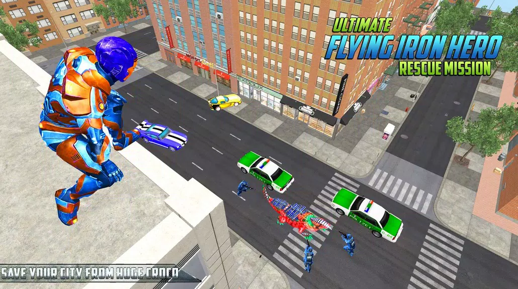 Ultimate KungFu Superhero Iron Fighting Free Game Captura de pantalla 1