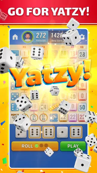 Schermata Yatzy: Dice Game Online 0
