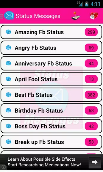 Status Messages スクリーンショット 0