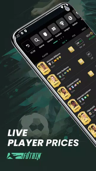 FUTBIN 24 Database & Draft 스크린샷 0