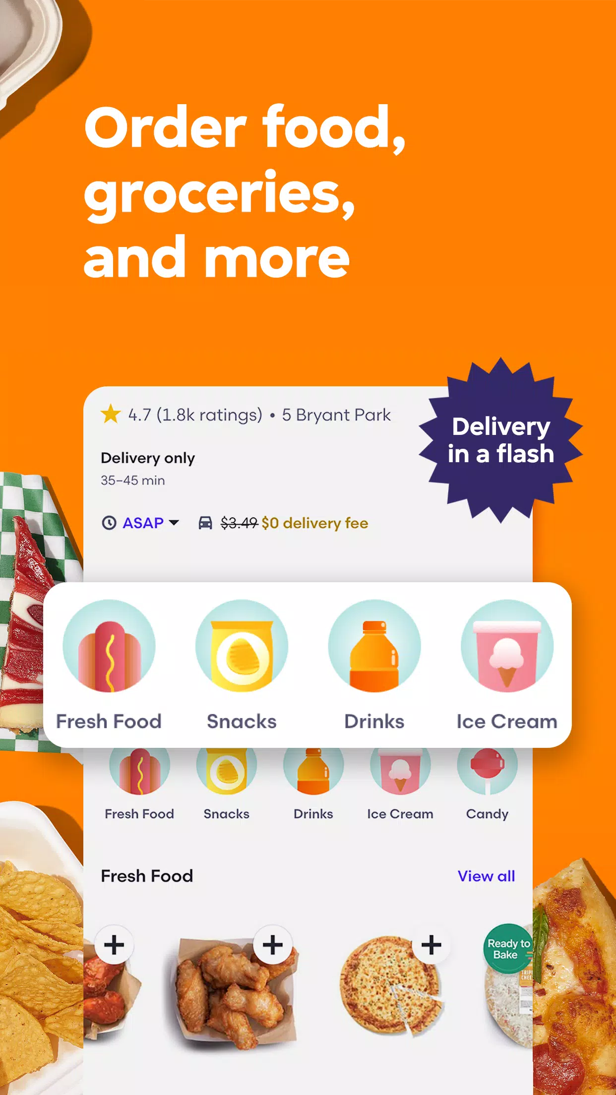 Grubhub Ekran Görüntüsü 1