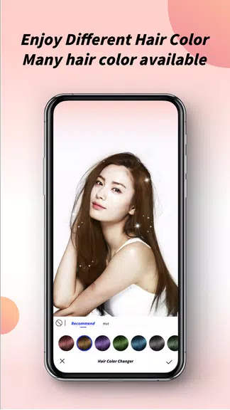 Hairstyle try on Скриншот 1