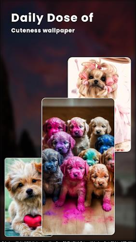 Puppy Love: Cute Dog Wallpaper स्क्रीनशॉट 3