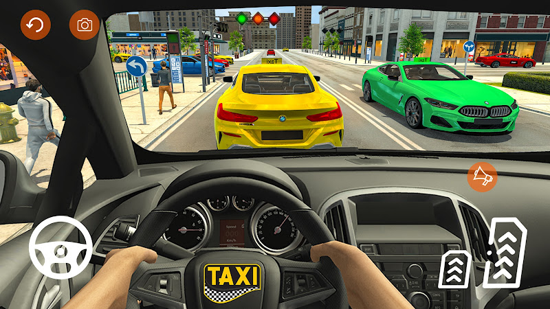 Grand Taxi simulator 3D game স্ক্রিনশট 3