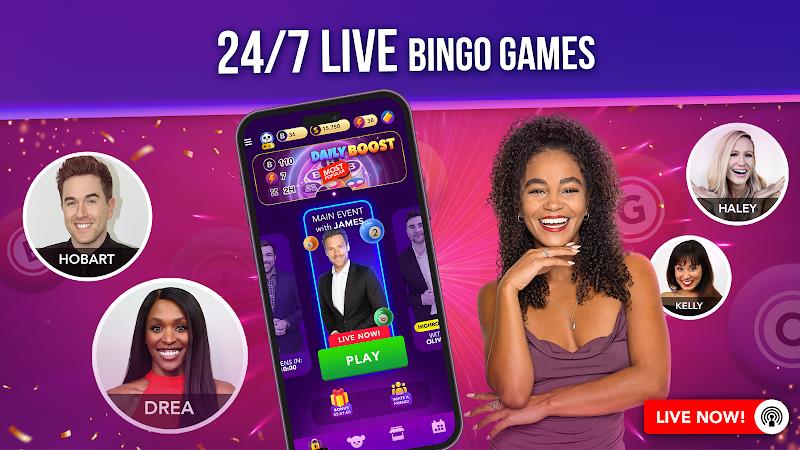 Live Play Bingo: Real Hosts Скриншот 2