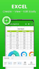 Office App - DOCX, PDF, XLSX ဖန်သားပြင်ဓာတ်ပုံ 3