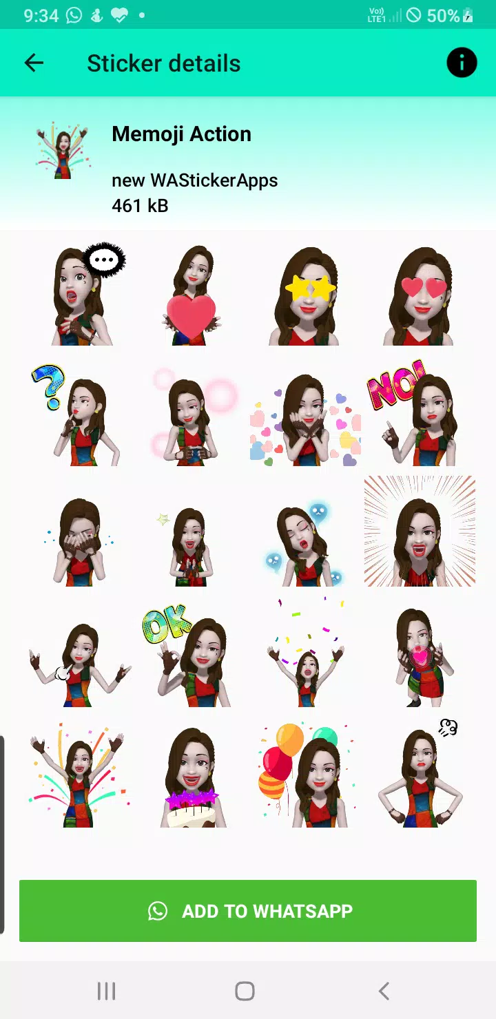 3d emoji stickers for whatsapp Capture d'écran 2