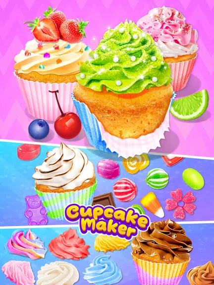 Cupcake Maker: Unicorn Cupcake Screenshot 1