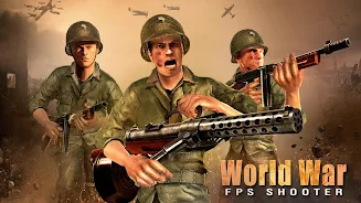 World War Army: War Mission ဖန်သားပြင်ဓာတ်ပုံ 0