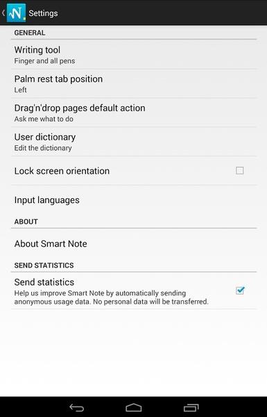 MyScript Smart Note Captura de pantalla 2