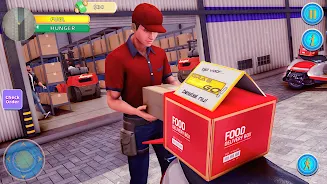 Food Delivery Boy Bike Game 3D Скриншот 3