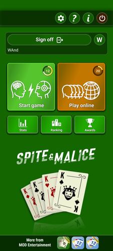 Spite & Malice スクリーンショット 0