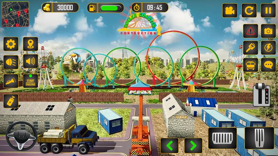 Roller Coaster Builder Game Capture d'écran 1