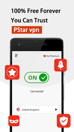 PStar VPN - Unlimited Fast Proxy 스크린샷 0