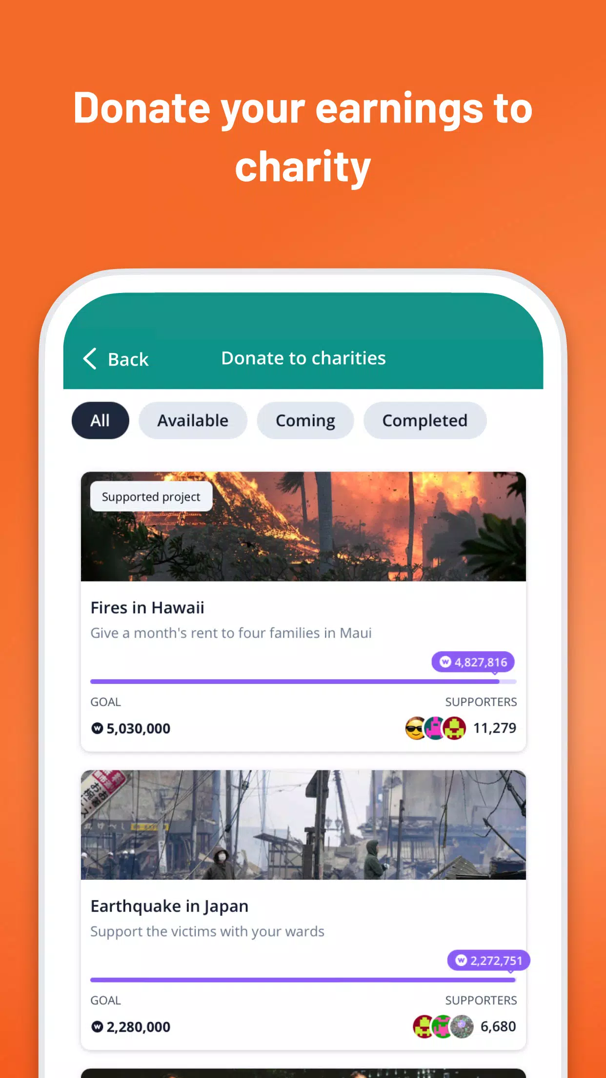 WeWard - The Walking App 스크린샷 2