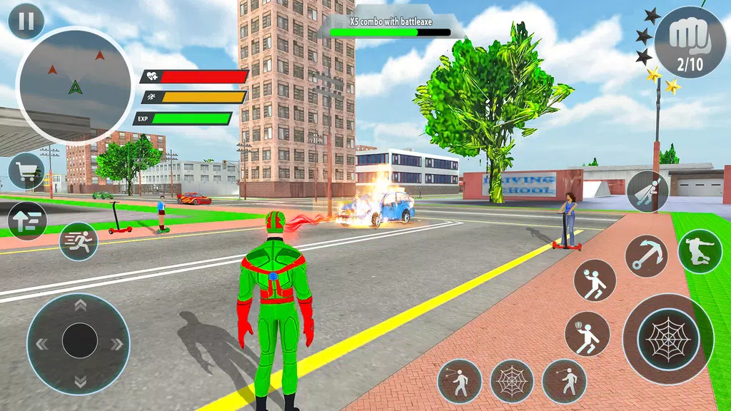 Police Robot Rope Hero Game 3d應用截圖第1張