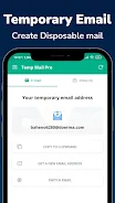 Temp Email Pro - Multiple Mail Capture d'écran 0