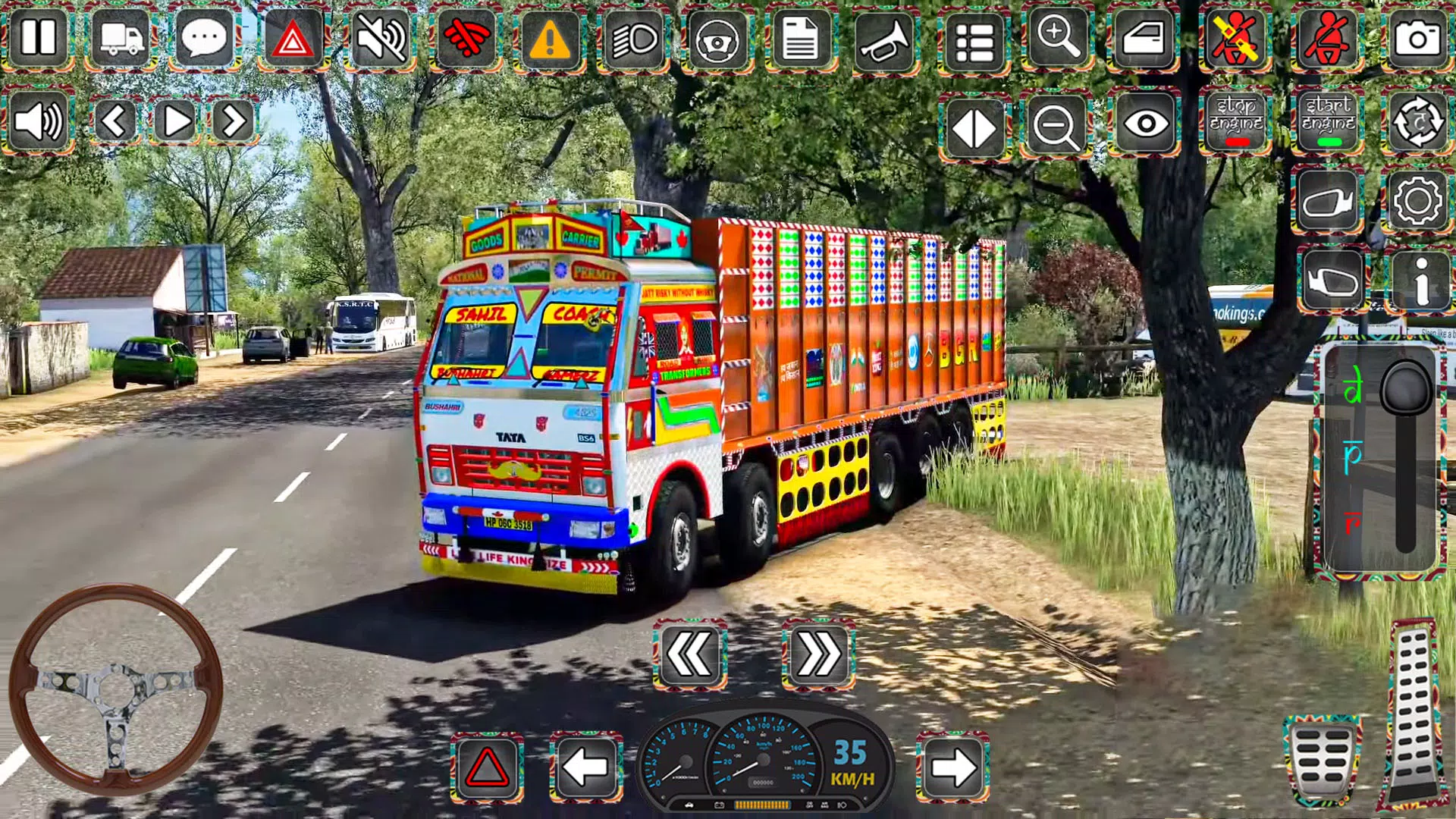 Indian Truck Driver Simulator Captura de pantalla 3