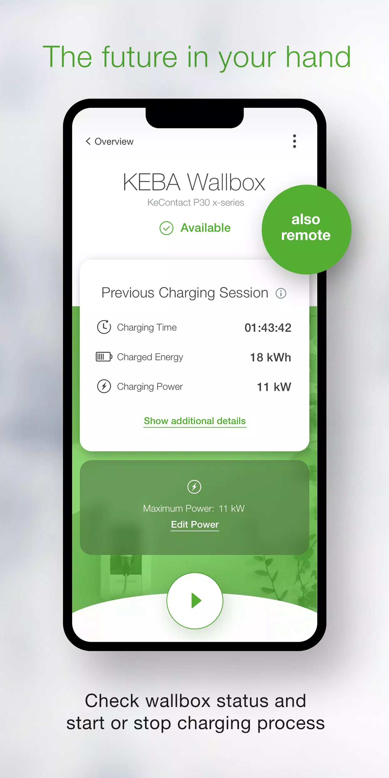 KEBA eMobility App Capture d'écran 0