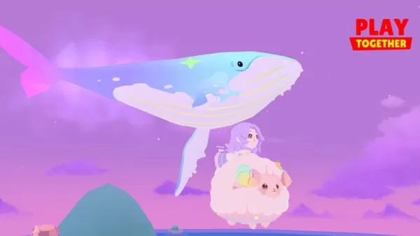 Dreamland: Play Together's New Area with Purple Sky, Shining Whales