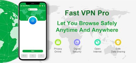 Fast VPN Pro - Secure Proxy Captura de pantalla 0